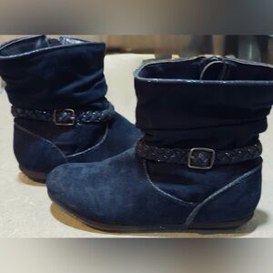 Girls Navy Blue Boots 13